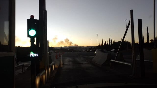 Incendio en La Calera.