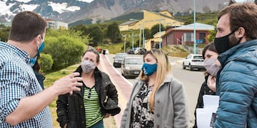 Con presencia de funcionarios nacionales se comenzará con la apertura de calles y creación de módulos habitacionales.