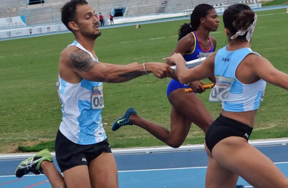 Leonardo Paris conquistó la medalla de plata en los Sudamericanos de Atletismo