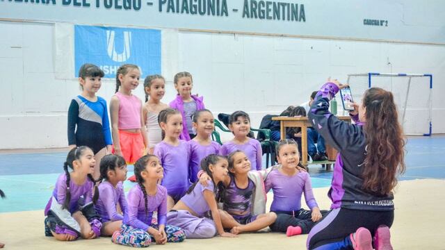 Encuentro de Gimnasia Artística en Ushuaia