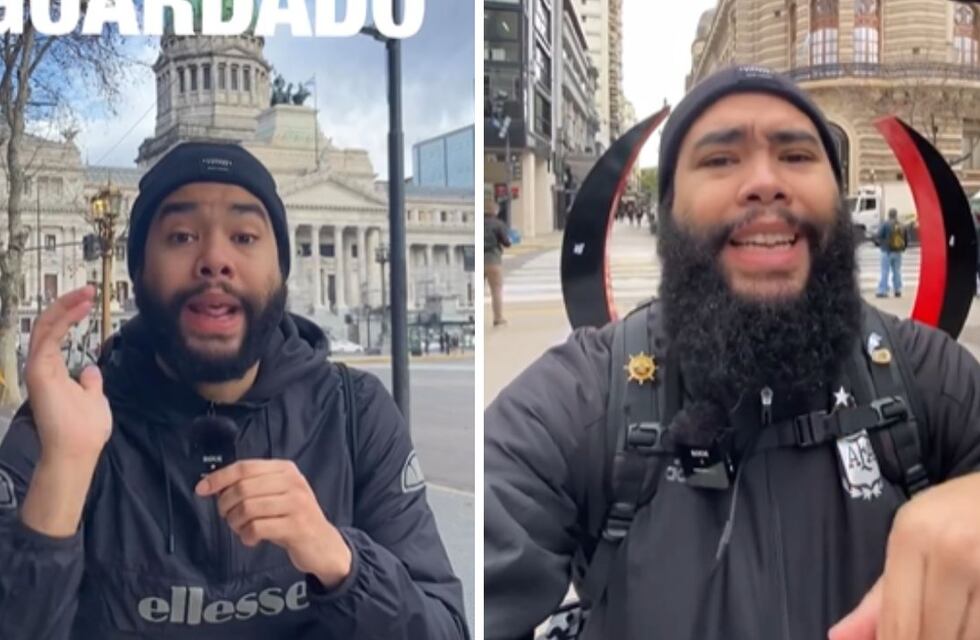 Es venezolano y enseña sobre Argentina en sus videos de TikTok: “Elegí este país porque es el lugar donde me siento como en casa”
