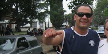 Pablo Morcos, el hincha de Independiente Rivadavia, muerto en San Luis, en el partido por la Copa Argentina.