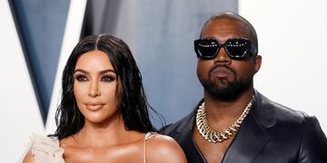 Kim Kardashian y Kanye West.