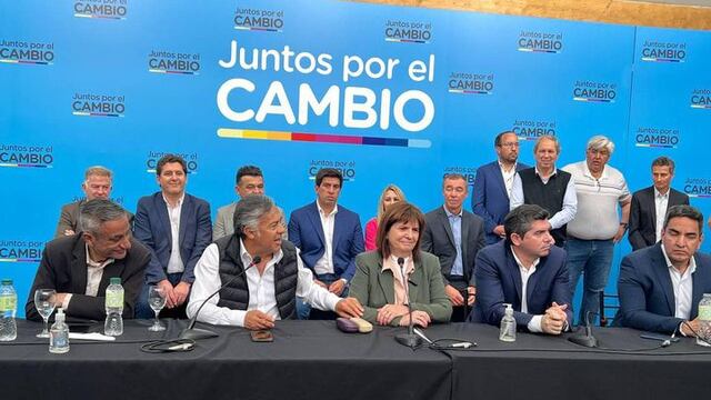 La presidenta del PRO, en el búnker sanjuanino.