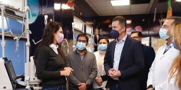 El Hospital de Niños recibió aparatología por más de 70 millones de pesos. Manuel Calvo presidió la entrega. (Gobierno de Córdoba)