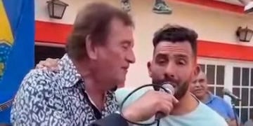 Carlos Tevez revolucionó Santiago del Estero.