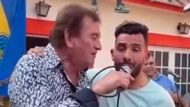 Carlos Tevez revolucionó Santiago del Estero.