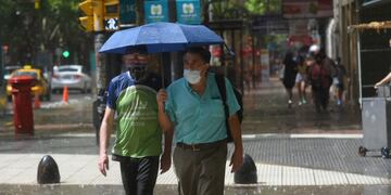 El Servicio Meteorológico Nacional emitió un alerta por tormentas a partir de la tarde noche de hoy, Nochebuena. José Gutiérrez/Los Andes