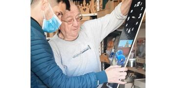 Leonardo Viotti visitó a emprendedores barriales