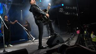 Jorge Rojas y Los Nocheros en el festival la Yapa . (La Voz)