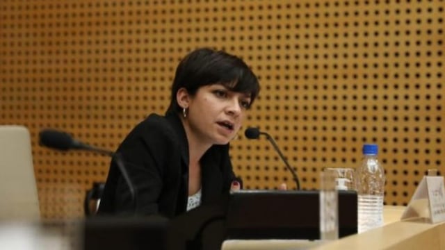 Noel Argañaraz, la legisladora del Frente de Izquierda.
