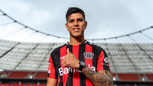 Con la 33. Piero Hincapié dejó Talleres y jugará con esa camiseta en el Leverkusen alemán (Prensa Talleres).
