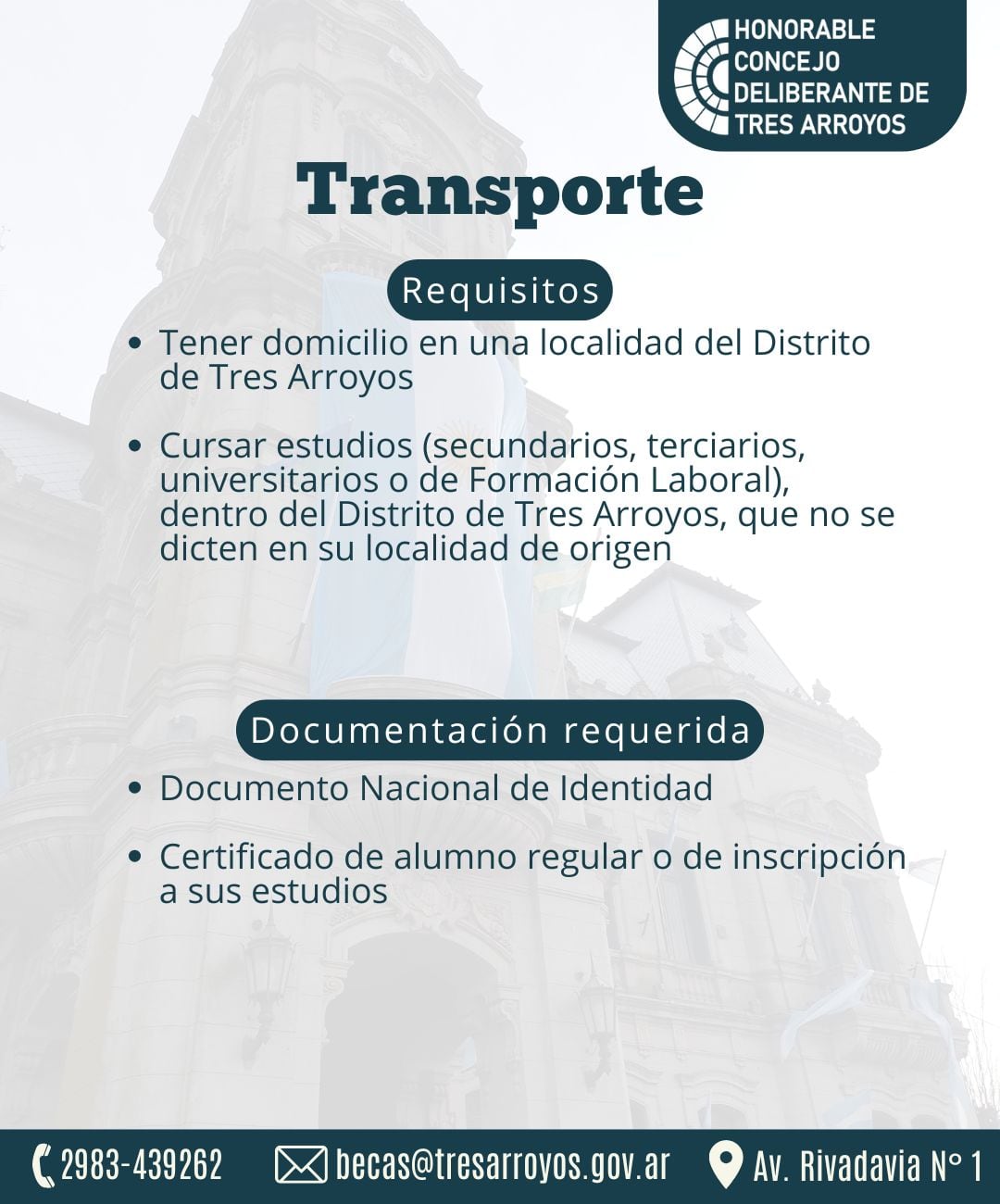 Inscripciones abiertas para Becas Tres Arroyos 2026