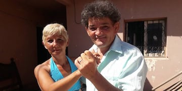 Jorge y Marcela, los bailarines de la peatonal.