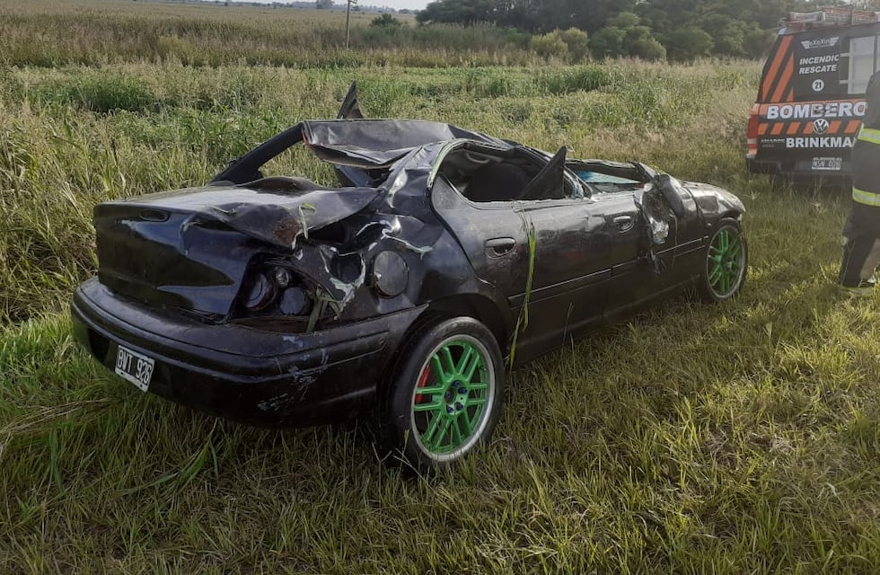 Brinkmann: fuerte accidente con heridos leves