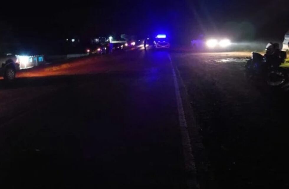 San Pedro: choque sobre ruta 17 terminó con la vida de un motociclista