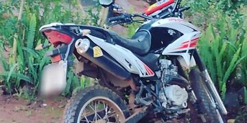 Recuperan una motocicleta robada en Colonia Mado.