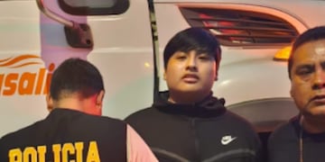 Triple femicidio en Florencio Varela: detuvieron a “Pequeño J” en Perú. (Policía Nacional de Perú)