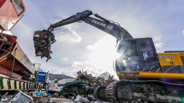 Proyectan compactar más de 300 toneladas de chatarra