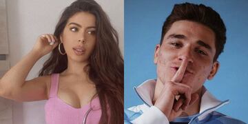 Sara Duque se refirió a Julián Álvarez.