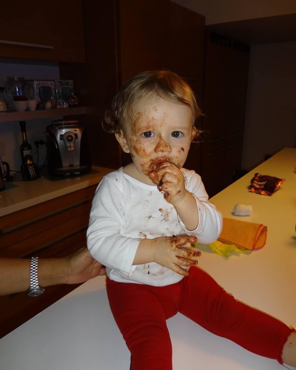 Matilda Chihade Fabbiani de niña.