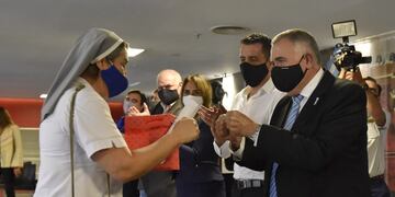 Mediante un acto en el hall del Poder Legislativo, el vicegobernador reconoció el trabajo realizado durante el transcurso del año.