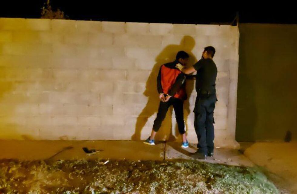 Lo agarraron robando “in fraganti”