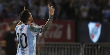 Lionel Messi y su récord en cancha de River