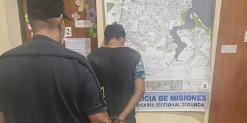 Joven terminó detenido tras robar elementos en Posadas.