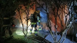 El incendio ocurrió en una zona rural de Villa del Rosario. (Foto: Policía de Córdoba)