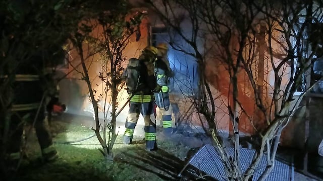 El incendio ocurrió en una zona rural de Villa del Rosario. (Foto: Policía de Córdoba)