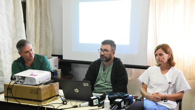 Conferencia de prensa por la situación sanitaria del dengue en Rafaela