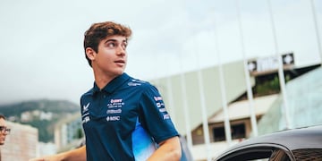 Franco Colapinto se prepara para el circuito de Mónaco en la Fórmula 1 (Alpine)