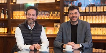 El jefe de gabinete del Ministerio de Trabajo de la Nación y el concejal de Ciudad Futura tomaron un café.