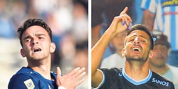 Valentín Depietri y Pablo Chavarría, autores de goles en los triunfos de Talleres y Belgrano, respectivamente. ¡Qué partidos se vienen! (La Voz)