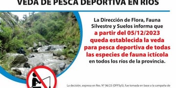 Veda para la actividad deportiva.