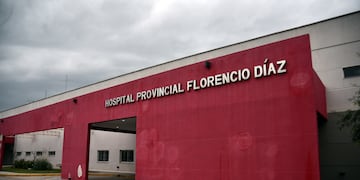 fachada del hospital provincial florencio diaz se detecto un caso positivo de covid19 coronavirus covid19 covid-19 cuarentena pandemia foto pedro castillo