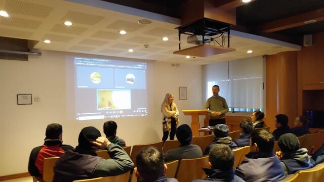 Charla sobre educación vial a empleados de Limansky