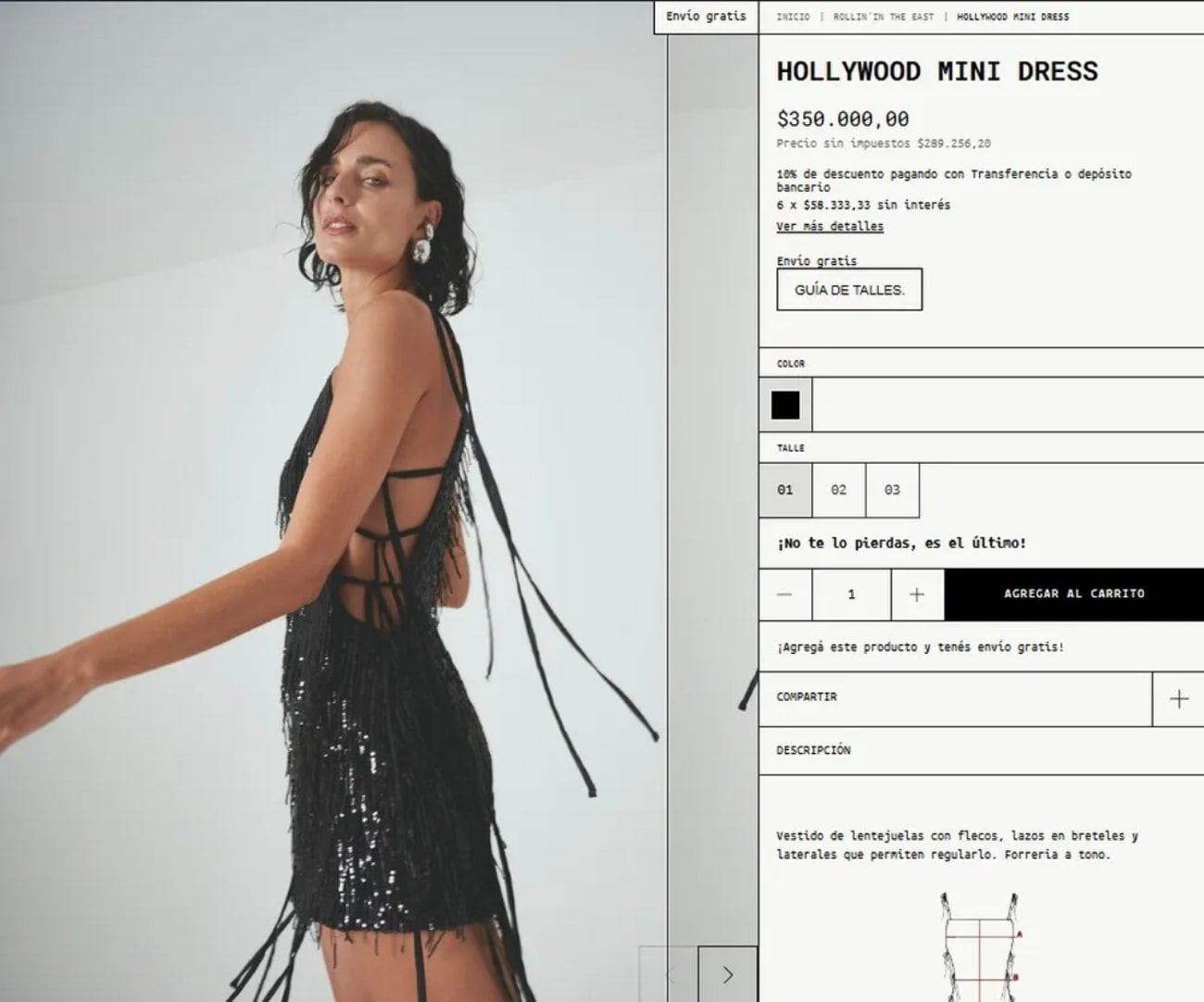 El vestido que usó Soledad Pastorutti en La Voz Argentina.