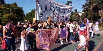 La manifestación concluyó frente al palacio de Balcarce y Pellegrini. (Facebook)