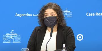 Carla Vizzotti en conferencia de prensa (21/09)