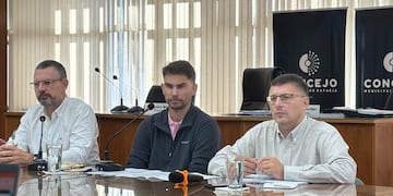 Germán Bottero, Nicolás Ascencio y Lisandro Mársico