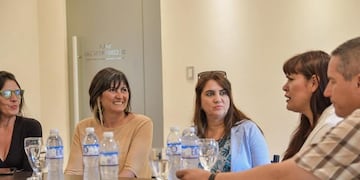 Reunión en la Municipalidad de Tafí Viejo.