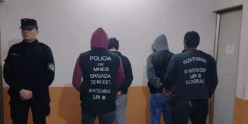 "robacables" detenidos