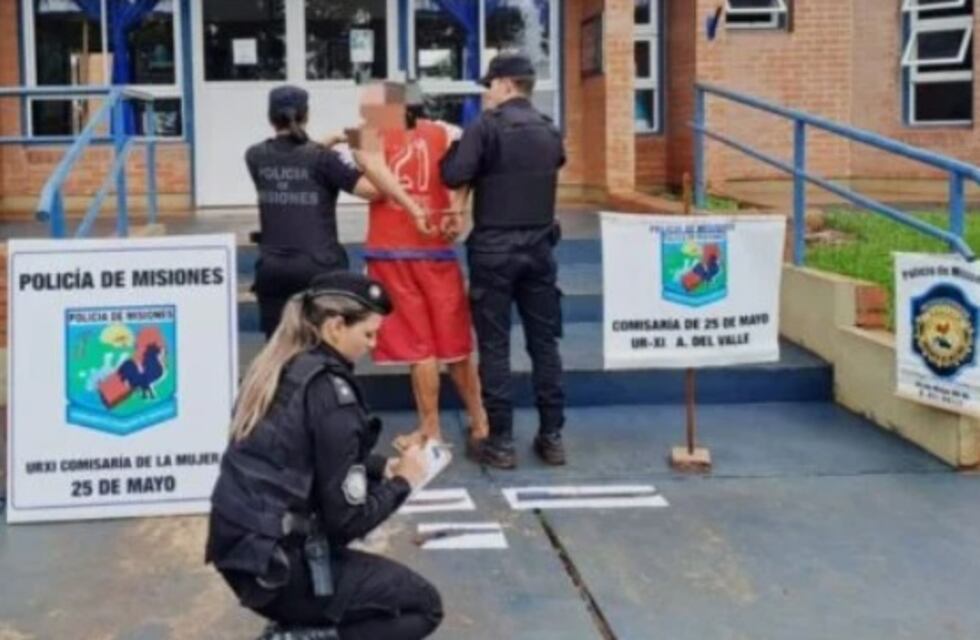 25 de Mayo: fue detenido tras violentar y amenazar de muerte a su pareja