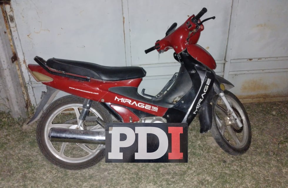La PDI recuperó una moto robada