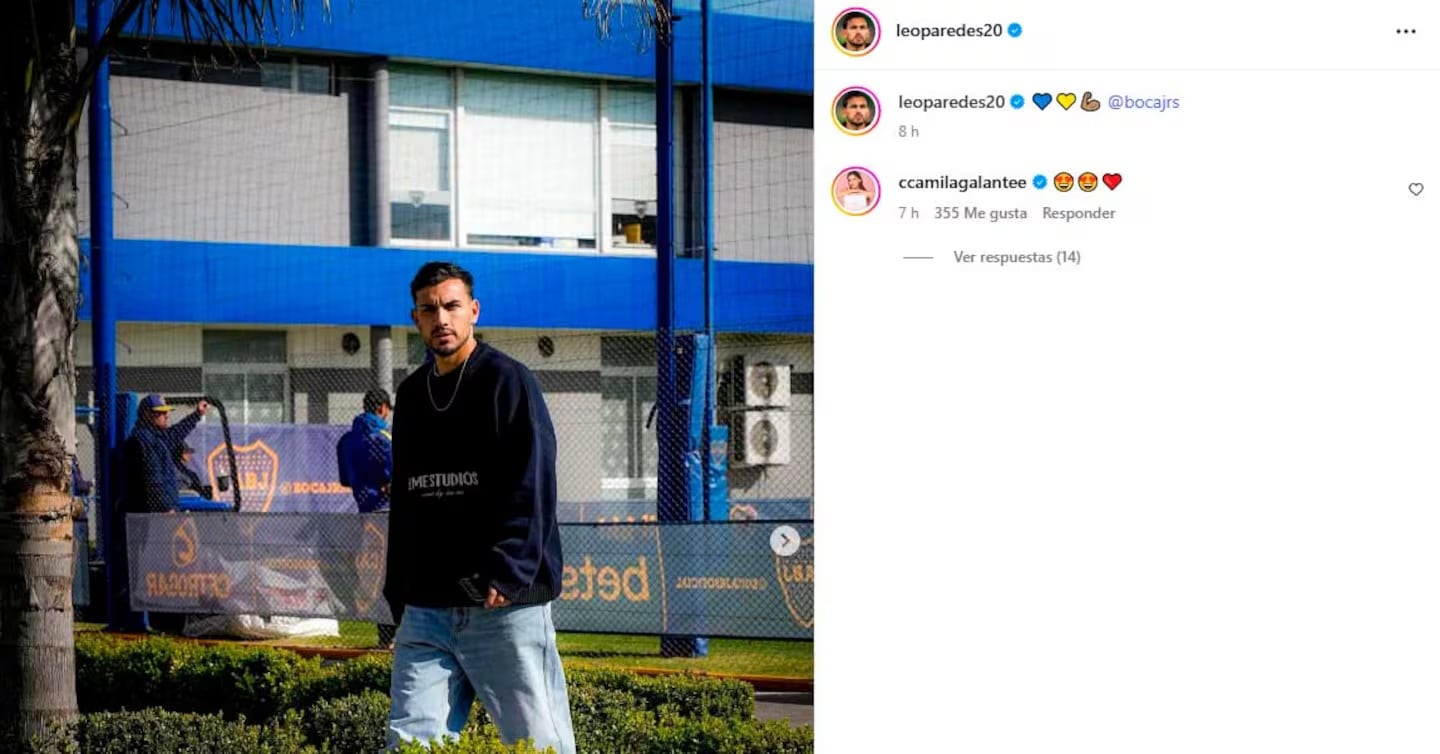 Qué dijo Camila Galante sobre los rumores de infidelidad de Leandro Paredes con Evangelina Anderson