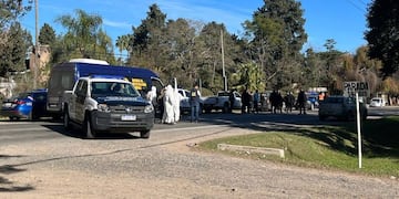 La víctima despistó después del ataque cerca de la garita 14 bis.