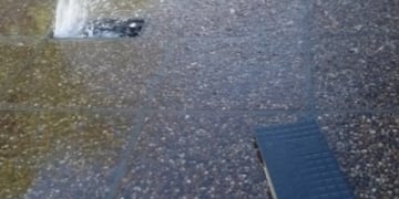 Robo de medidores en barrio Los Plátanos