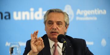 Alberto Fernández se refirió en conferencia de prensa acerca de la situación en Jujuy. Foto: Clarín.